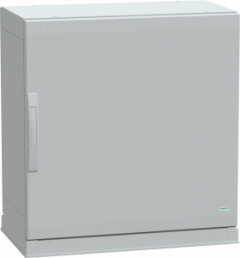 Control cabinet, (H x W x D) 750 x 750 x 420 mm, IP54, polyester, light gray, NSYPLAZ774G