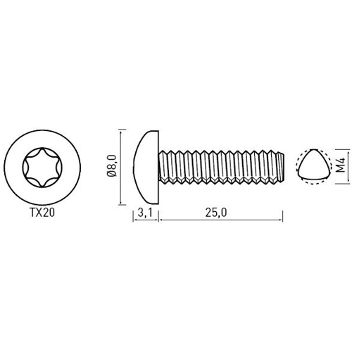 001.31.481 Ettinger Screws, Threaded Rods Image 2