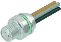 Sensor actuator cable, M12-flange plug, straight to open end, 5 pole, 0.3 m, 16 A, 21035991515