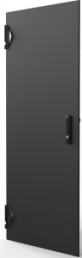 Varistar CP Steel Door, Plain With 3-Point Locking, RAL 7021, 29 U, 1400H, 600W, IP20