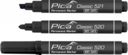 Permanent marker 2-6mm Chisel tip blue blister