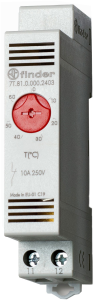 Thermostat, (N/C) 0-60 °C, (L x W x H) 88.8 x 17.5 x 47.8 mm, 7T.81.0.000.2403
