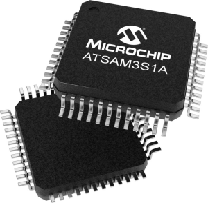 ARM Cortex M3 microcontroller, 32 bit, 64 MHz, LQFP-48, ATSAM3S1AB-AUR