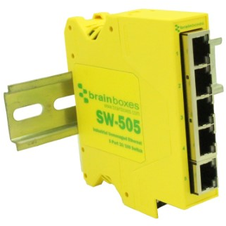 SW-505 BRAINBOXES Industrial ethernet switches Image 4