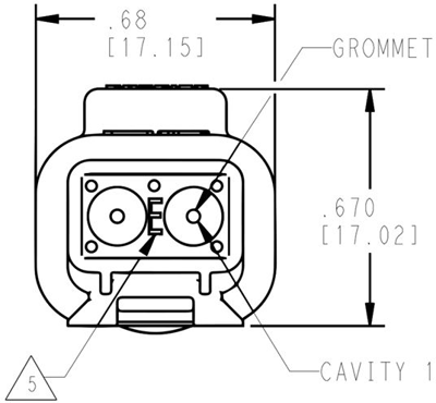 PX0101P03BK BULGIN Automotive Power Connectors Image 3