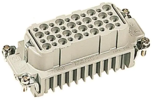 Socket contact insert, 16B, 40 pole, unequipped, crimp connection, with PE contact, 09210403101