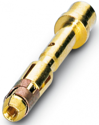 Receptacle, 0.06-1.0 mm², crimp connection, nickel-plated/gold-plated, 1243216