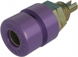 4 mm socket, screw connection, mounting Ø 8 mm, CAT O, purple, BIL 30 VI AU