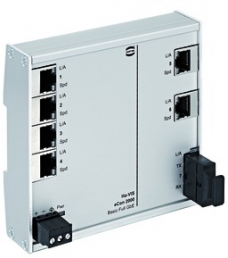 Ethernet switch, unmanaged, 7 ports, 1 Gbit/s, 24-48 VDC, 24024061100