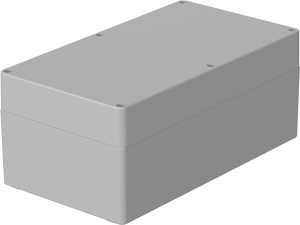 Polycarbonate enclosure, (L x W x H) 360 x 200 x 149 mm, light gray (RAL 7035), IP65, 02255000