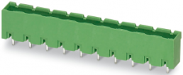 Pin header, 3 pole, pitch 7.5 mm, straight, green, 1766673