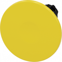 Mushroom pushbutton, groping, yellow, mounting Ø 22.3 mm, 3SU1000-1CD30-0AA0
