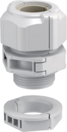 Cable gland, separable, M25, 31/35 mm, Clamping range 11 to 13 mm, IP67, light gray, 2024916