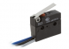 Subminiature snap-action switche, On-On, stranded wires, Hinge lever, 0.8 N, 6 A/250 VAC, IP67