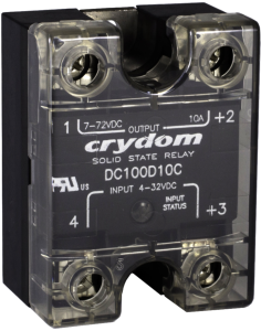 Solid state relay, 100 VDC, 4-32 VDC, 40 A, PCB mounting, DC100D40C