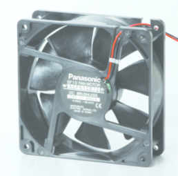 DC axial fan, 12 V, 120 x 120 x 38.4 mm, 184.2 m³/h, 42 dB, ball bearing, Panasonic, ASFP10B71