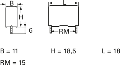 B32932A3474M000 TDK (EPCOS) Film Capacitors Image 2