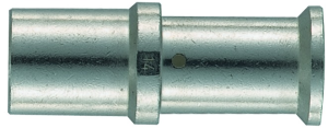 Receptacle, 10 mm², AWG 8, crimp connection, silver-plated, 09110006284