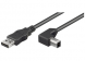 USB 2.0 Adapter cable, USB plug type A to USB plug type B, 0.5 m, black