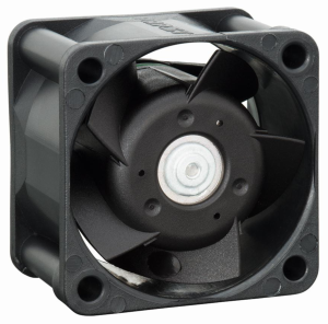 DC axial fan, 24 V, 40 x 40 x 25 mm, 24 m³/h, 44 dB, ball bearing, ebm-papst, 414 J/2 HH