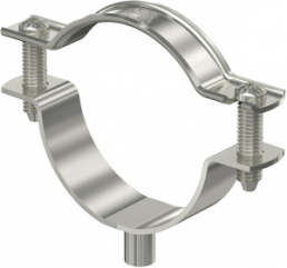 Spacer clamp, max. bundle Ø 53 mm, stainless steel, (L x W) 84 x 18 mm