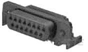 D-Sub connector, 9 pole, standard, angled, solder pin, 5745395-3