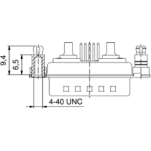 3017W5SAR69C20X CONEC D-Sub Connectors Image 2