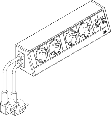6116918 OBO Bettermann Power Outlet Strips and Cable Drums Image 2