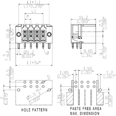 1359030000 Weidmüller PCB Connection Systems Image 3