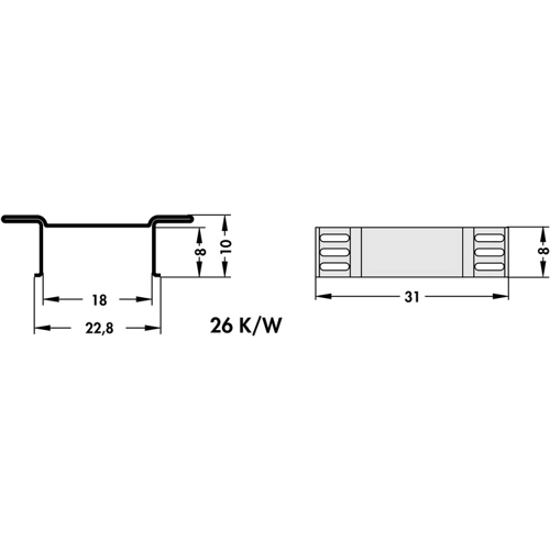 FK 244 08 D 3 PAK TR Fischer Elektronik Heat Sinks Image 2