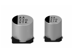 Electrolytic capacitor, 820 µF, 16 V (DC), ±20 %, SMD, Ø 10 mm