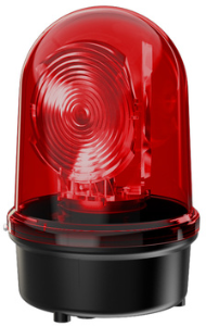 LED rotating light, Ø 142 mm, red, 24 V AC/DC, IP65