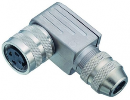 Angle coupling, 24 pole, solder connection, screw locking, angled, 99 5696 75 24