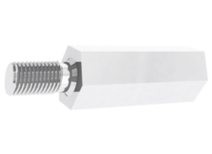 Hexagonal spacer bolt, External/Internal Thread, M3/M3, 10 mm, aluminum