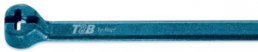Cable tie, detectable, releasable, polypropylene, (L x W) 93 x 2.3 mm, blue