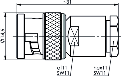 100123594 Telegärtner Coaxial Connectors Image 2