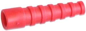 Bend protection grommet, cable Ø 4.6 to 5.4 mm, RG-58C/U, 0.6/2.8-4.7, L 44.5 mm, plastic, red