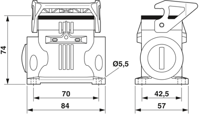 1082559 Phoenix Contact Housings for HDC Connectors Image 2