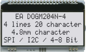 EA DOGM204N-A DISPLAY VISIONS LED-Modules