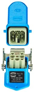 Connector kit, size 3A, 8 pole, IP67, 10360080007