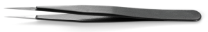 ESD tweezers, uninsulated, antimagnetic, stainless steel, 120 mm, 3.SA.NE.6