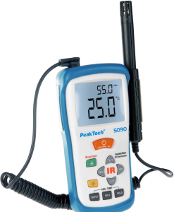 PeakTech moisture and temperature meter, P 5090, 5090