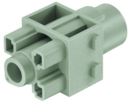 Socket contact insert, 1 pole, unequipped, crimp connection, 09140013102
