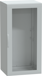 Control cabinet, (H x W x D) 1500 x 750 x 620 mm, IP65, polyester, light gray, NSYPLA1576TG