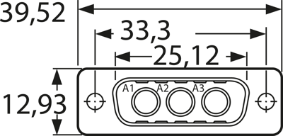 3003W3SXX99A10X CONEC D-Sub Connectors Image 4