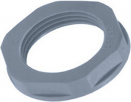Counter nut, M12, 17 mm, silver gray, 53119000
