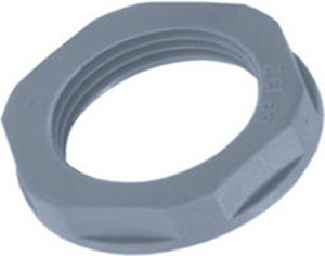 Counter nut, M16, 22 mm, silver gray, 53119010