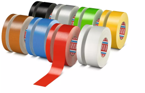 Fabric tape, 15 mm x 310 µm, acrylic coated fabric, red, 50 m, 04651-00565-00