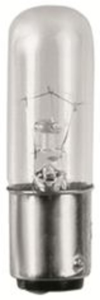 Incandescent bulb, BA15d, 7 W, 24 V (DC), clear