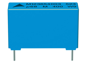 MKT film capacitor, 100 nF, ±10 %, 63 V (DC), PET, 5 mm, B32529C0104K000